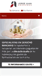 Mobile Screenshot of jorgejuanabogados.com